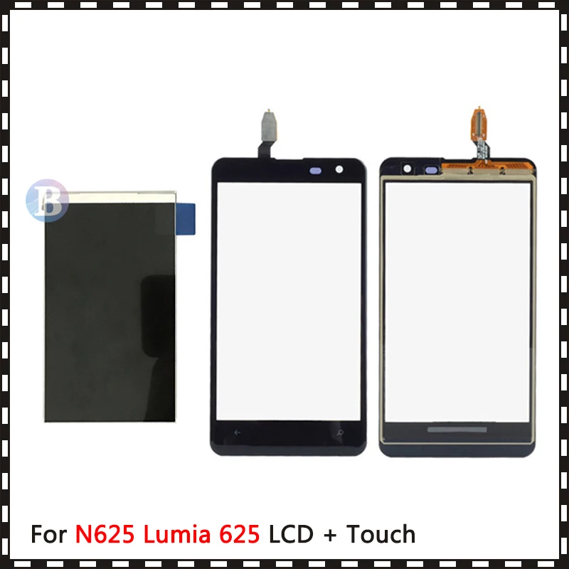 

Высококачественный ЖК-дисплей 4,7 ''для Nokia N625 Lumia 625 с сенсорным экраном и дигитайзером