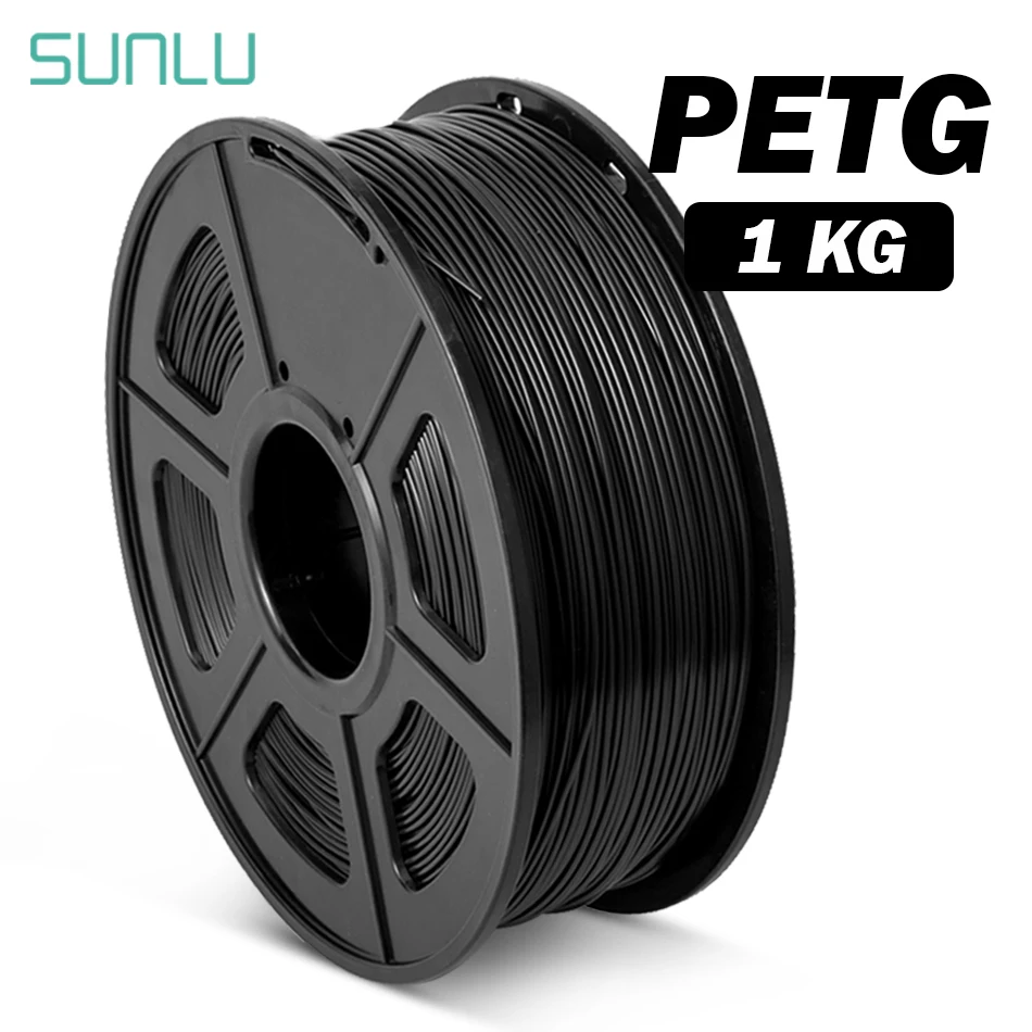 

Нить SUNLU PETG, 1,75 мм, 1 кг, прозрачная нить для 3d-печати, материалы для 3d-печати для 3D-принтера