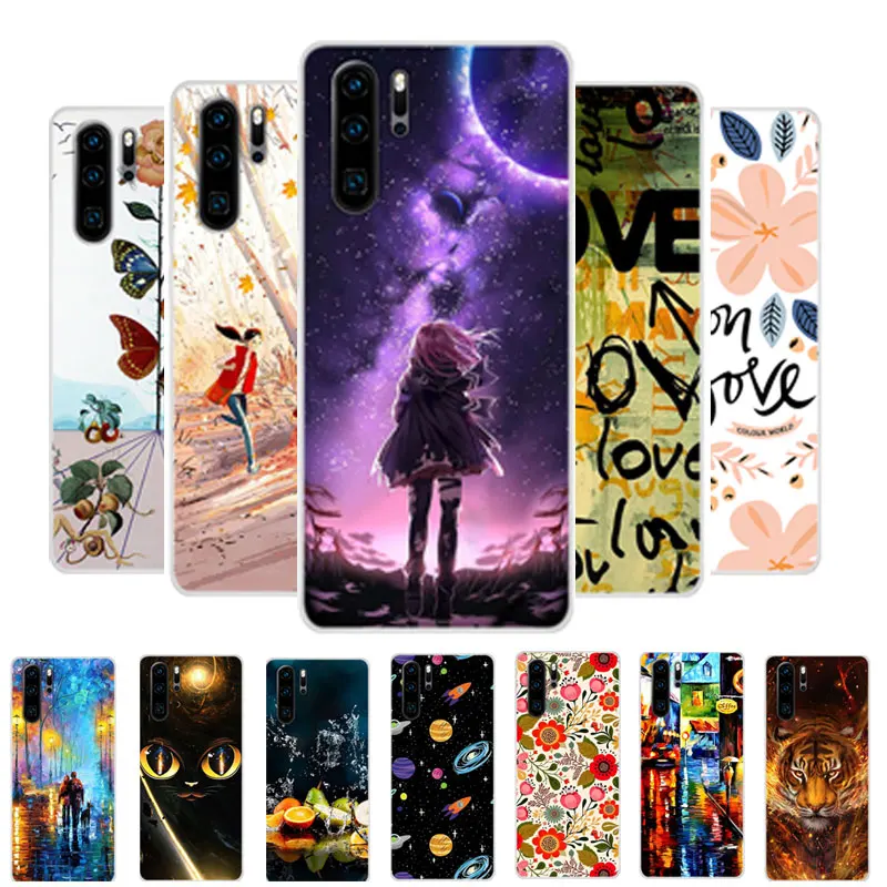 Силиконовый чехол для huawei P30 Pro модная мягкая задняя крышка из ТПУ Lite новая версия