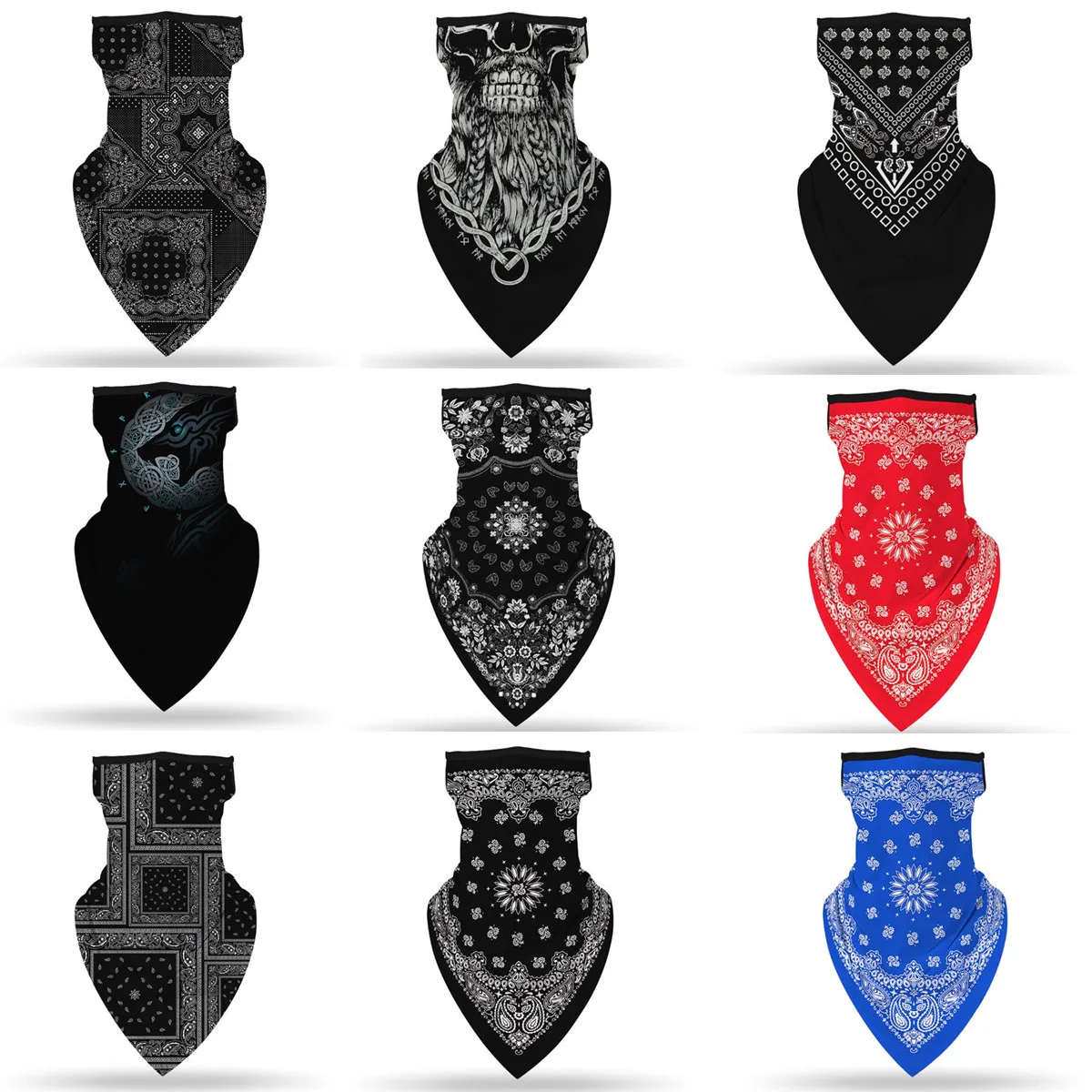 

Outdoor Motorcycle Bicycle Bandana Tube Head Scarf Neck Hook Face Mouth Cover