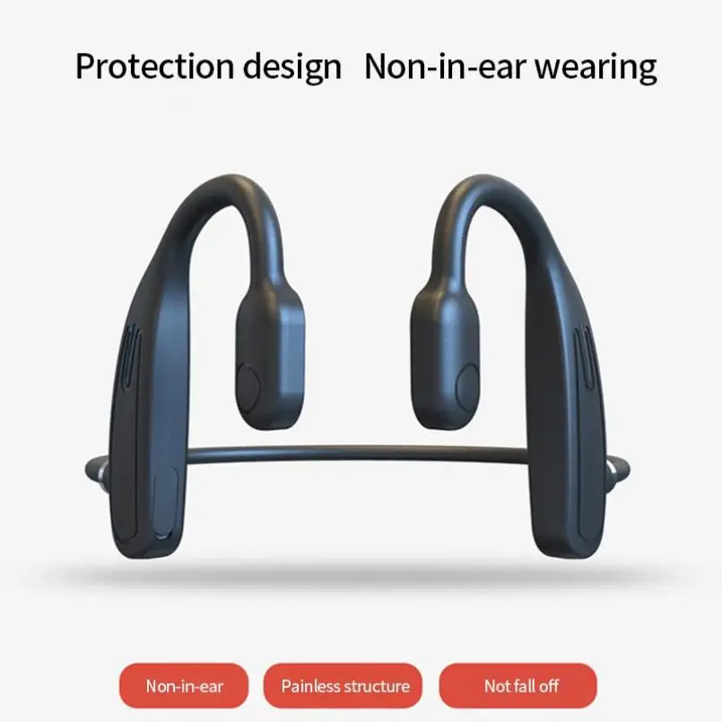 

Z-153 Wireless Sports 5.0 Bluetooth Headset Neck Hanging Air Conducted Bluetooth Earphone Neckband Headphone Waterproof Earpiece