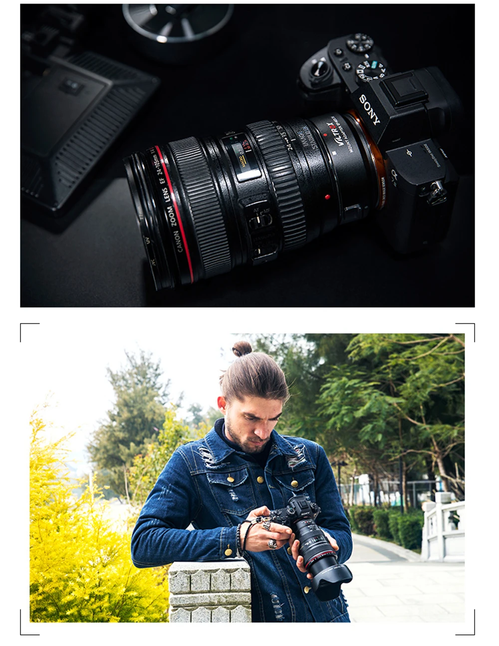 Адаптер Viltrox EF-NEX IV с автофокусом для объектива Canon EOS EF EF-S для sony E NEX Full Frame A9 AII7 A7RII A7SII A6500 A6300