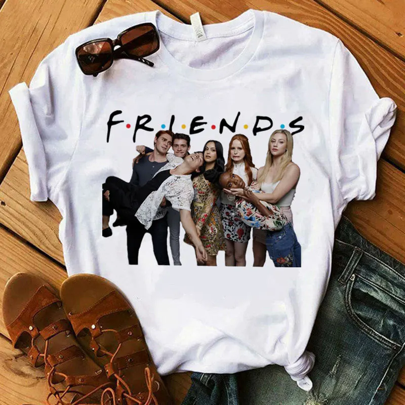 

Riverdale printed Women t shirt Harajuku O-neck short sleeve T-shirt Tops Fashion 90s Graphic Top Tee Female Tee shirt kpop