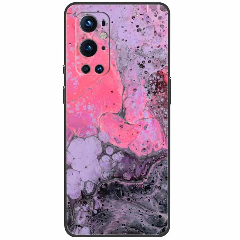 for oneplus 9 pro case print marble soft silicone tpu phone cases for oneplus 9rt 9 9r cover funda for oneplus9 19 capa para free global shipping