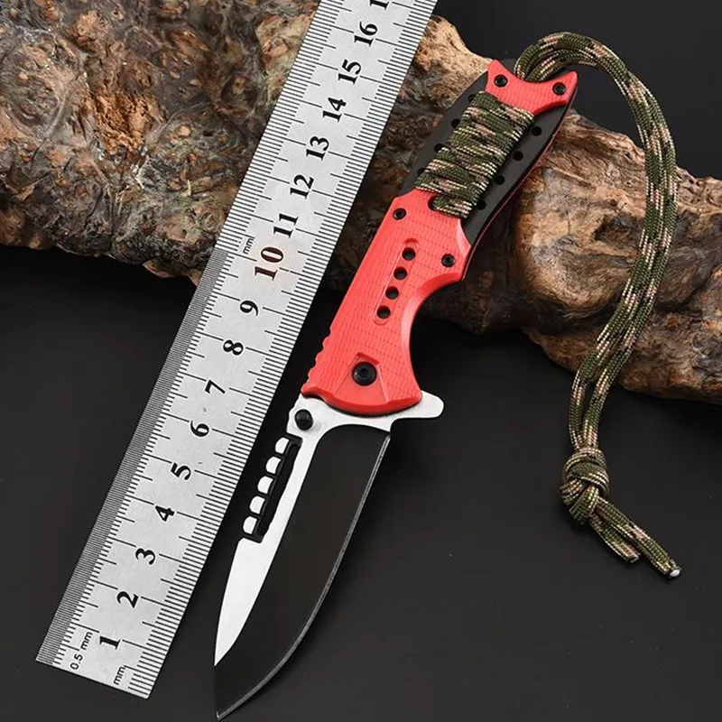

2021 HW170 Newly Multi-functional Pocket Knife Stainless Steel Outdoor Folding Knives Portable Camping Survival Tactics Tool