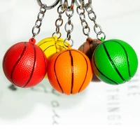 cute basketball keychains for men keyfobs resistant sports ball pendant keyholder sportsmans gift fashion jewelry accessories