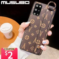 musubo wristband cases for samsung s22 ultra s21 plus s20 fe coque fashion brand cover for galaxy a13 5g a52 a72 a42 a32 carcasa