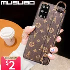 Musubo браслеты Чехлы для Samsung S22 Ultra S21 Plus S20 FE Coque модный брендовый чехол для Galaxy A13 5G A52 A72 A42 A32 Carcasa