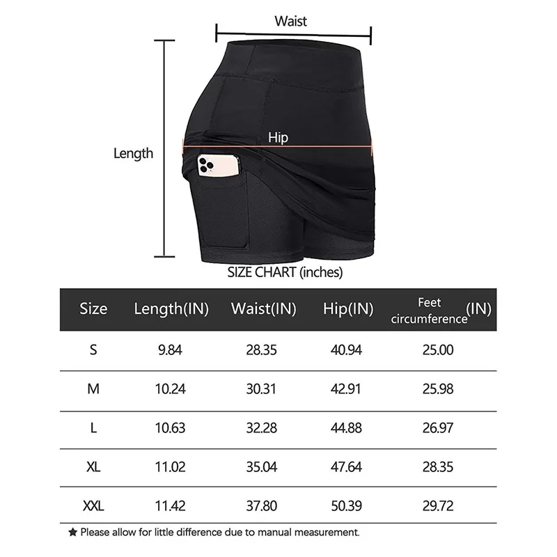 

Women Sports Tennis yoga Skorts Fitness Women's Tennis Skirted Leggings Pockets Elastic Sports Yoga Skirts Legging 2021