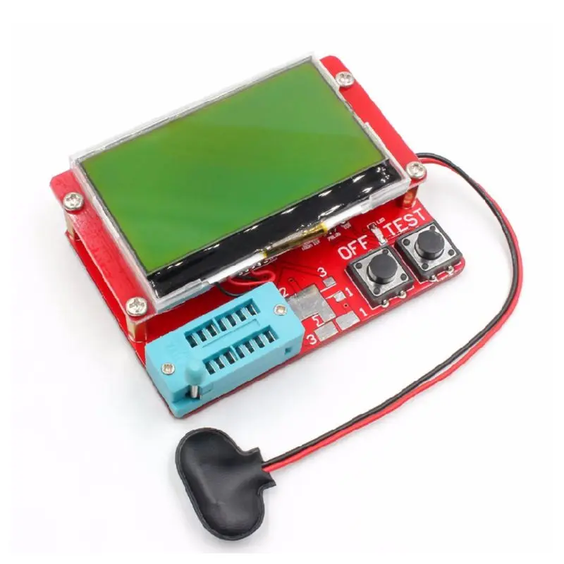 ESR T4 Mega328 цифровой тестер транзисторов 12864 ЖК дисплей Диод Триод Емкость резистор