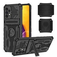 phone case for samsung galaxy a51 a31 a02 m02 a10s a20s a21s a03s a02s armor wristband bracket multifunction card package cover
