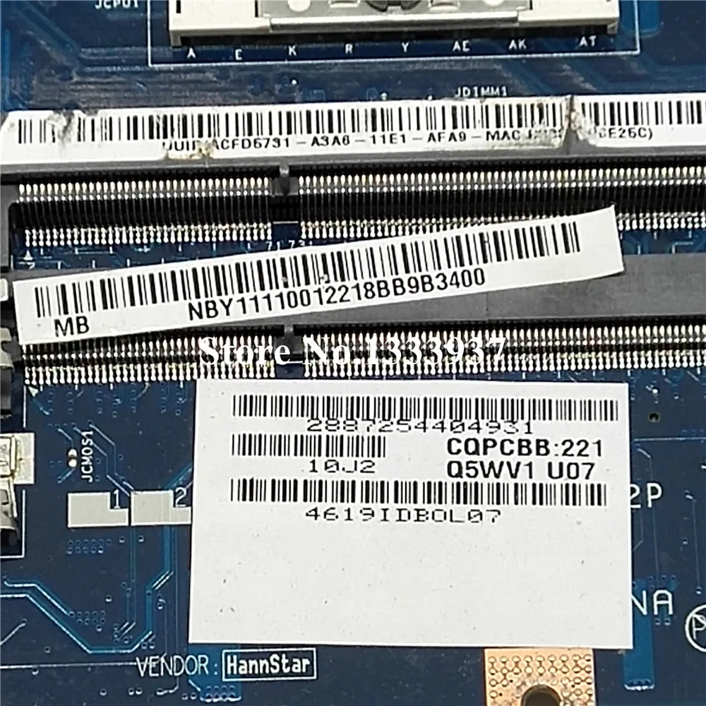 Q5WVH LA-7912P HM77 материнская плата для acer E1-531 E1-571G V3-571G V3-571 Материнская плата ноутбука SLJ8C NBY1111001 NB. Y1111.001