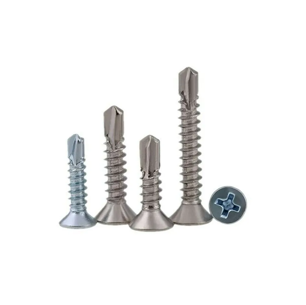 

M4.2M4.8 carbon steel / 410 cross countersunk head self-drilling screws