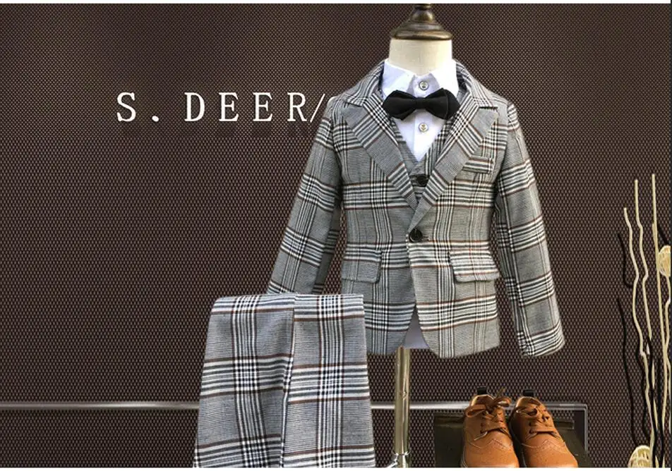 Костюм для мальчика детская одежда свадеб и дня рождения вечерние платье пиджак