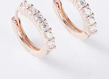 

UXN125 925silver Wedding Eardrop For Women Simulated Jewelry Engagement Eardrop Accessories