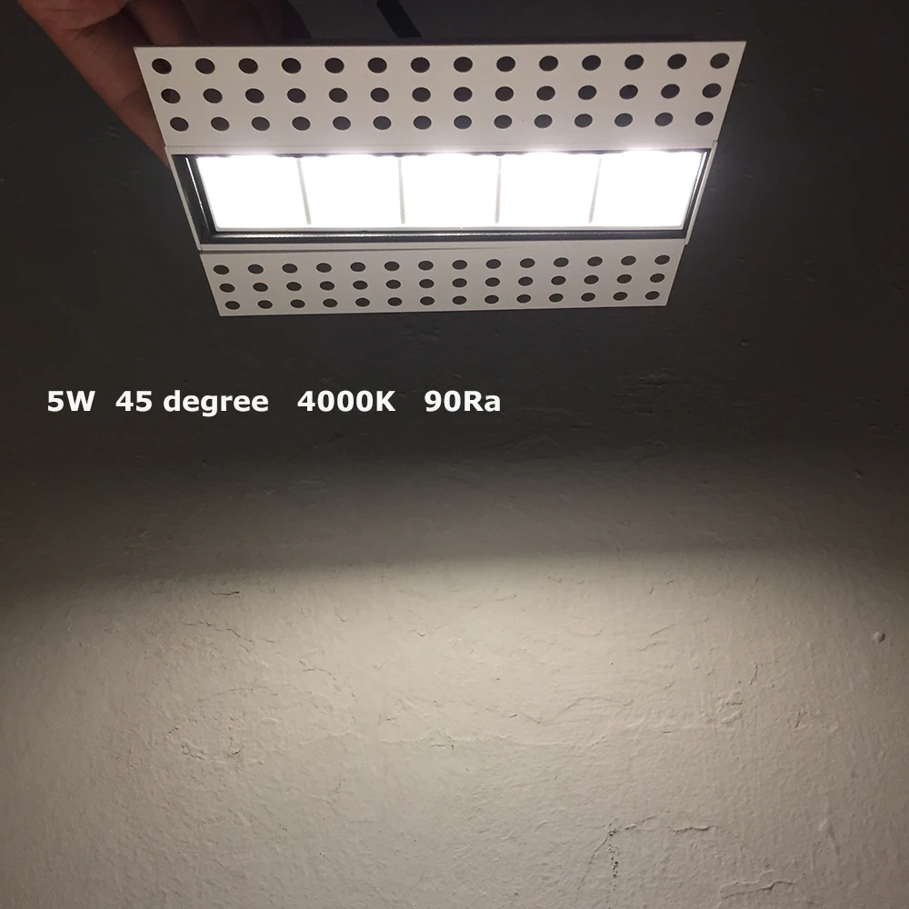 Простая лампа для покраски на потолок 5 Вт 10 20 белая безразмерная светодиодная