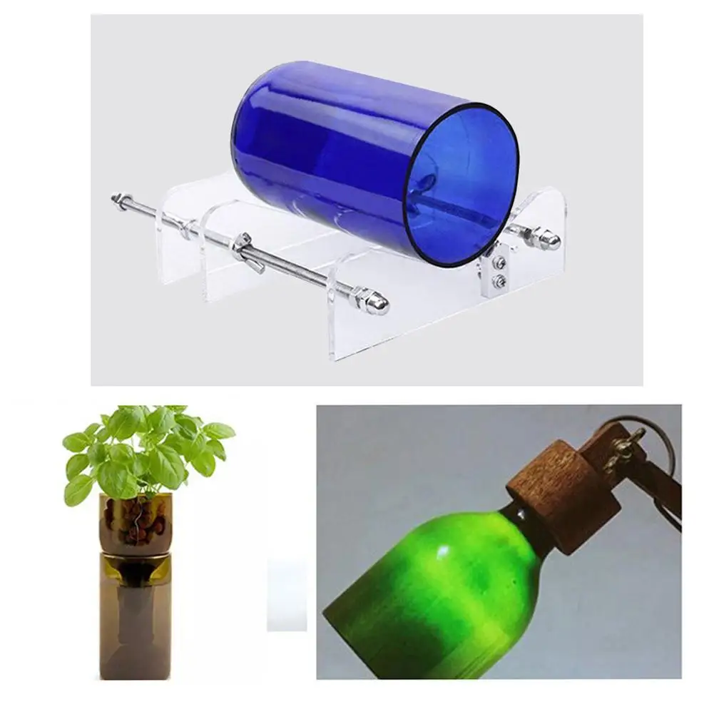 HiMISS резак для стеклянных бутылок DIY машина резки вина пиво алкоголь виски