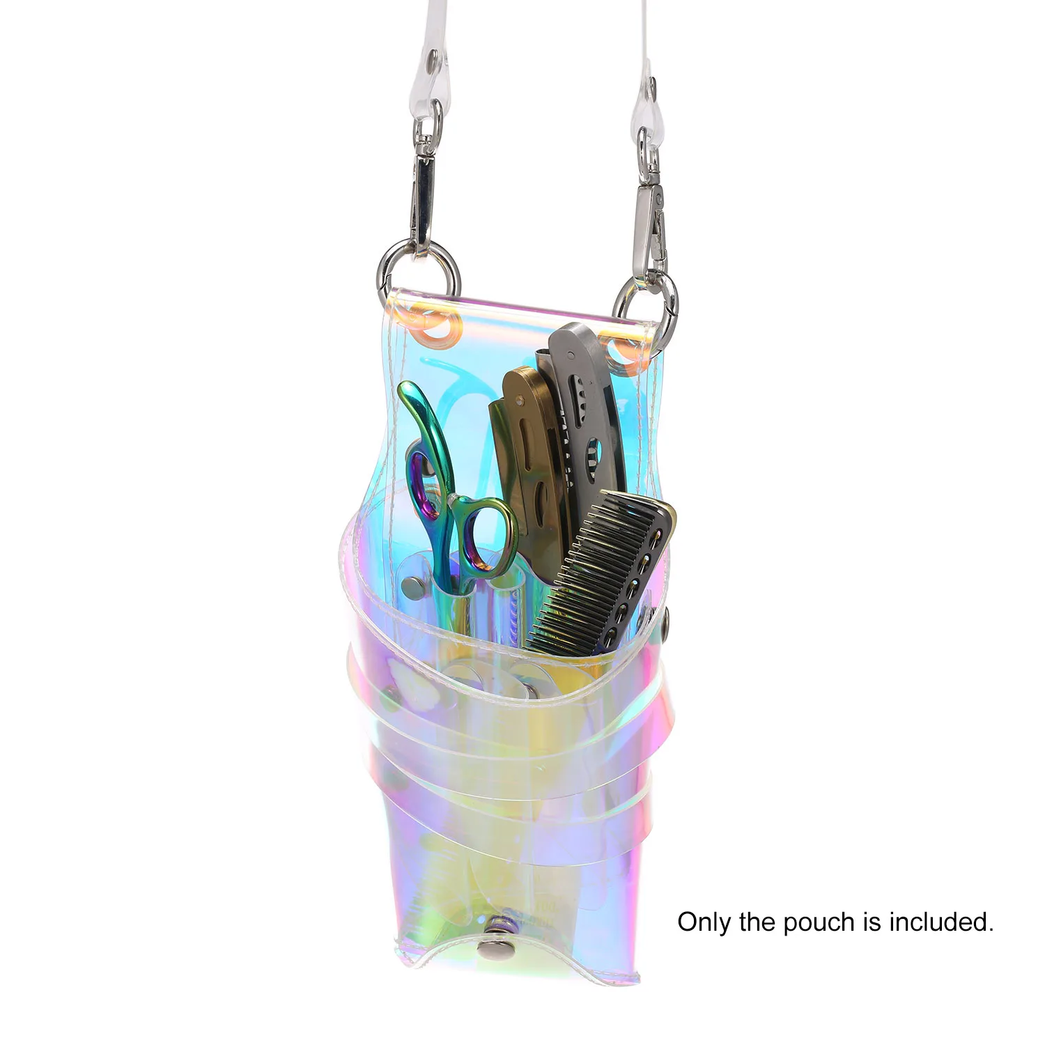 Прозрачная сумка для ножниц салонный Многофункциональный поясной кошелек с