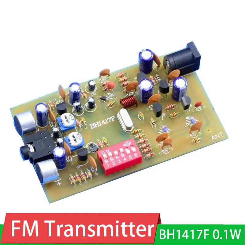 

FM-трансмиттер BH1417F 0,1 Вт, Цифровая радиостанция, PLL стерео музыкальный плеер, частота 87,7-107,9 МГц, наборы «сделай сам» для усилителя мощности