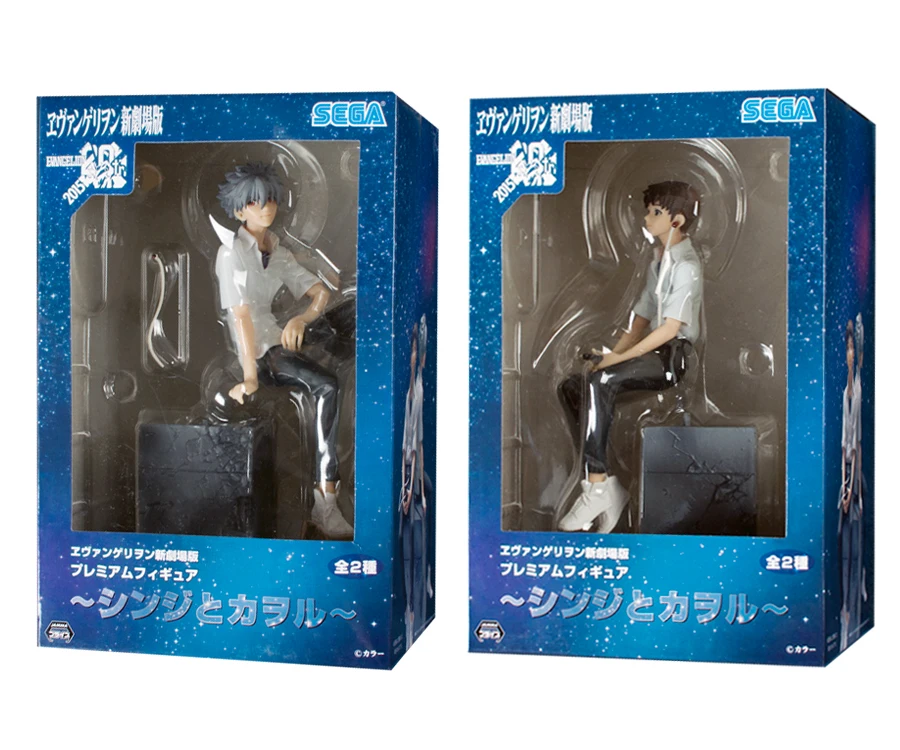 Shinji Ikari + Kaworu Nagisa EVA Коллекционная аниме фигурка игрушка фигурки модели | Игрушки и