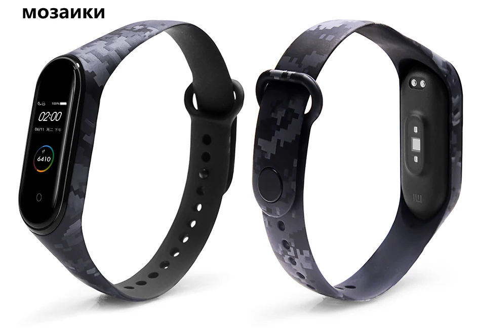 BOORUI для xiaomi mi Band 4 ремешок силиконовый с цветочным принтом mi band NFC 4 ремешок mi band 4 аксессуары для xiaomi mi band 4 band