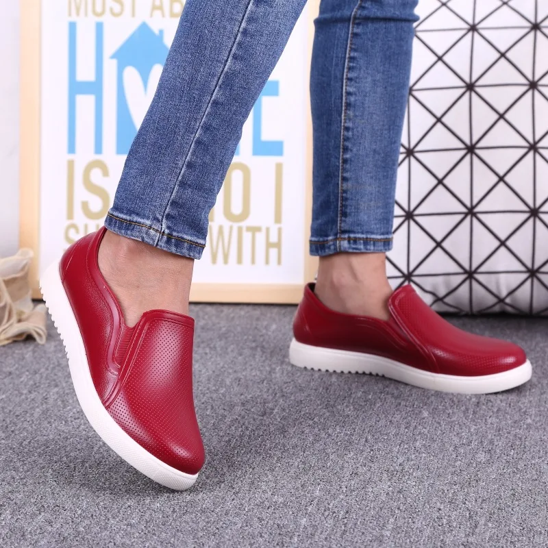 Сапоги Aleafalling мужские водонепроницаемые Уличная обувь унисекс для сада кухни