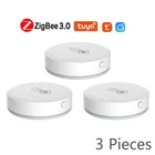 ZigBee Смарт Температура влажности Сенсор с Tuya ZigBee Беспроводной хаб Аккумуляторный солнечные безопасности Smart Home приложение Tuya Управление