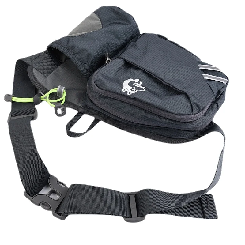 Jungle King CY5082 8L Newest Outdoor Pockets Multi-level Storage Bag Marathon Running Mountaineering Fitness Water Bottle 550ml