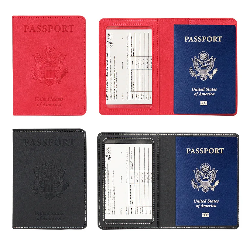 

New Travel Passport Cover Protective Card Case Women Men Travel Credit Card Holder Travel ID&Document Passport Holder Protector