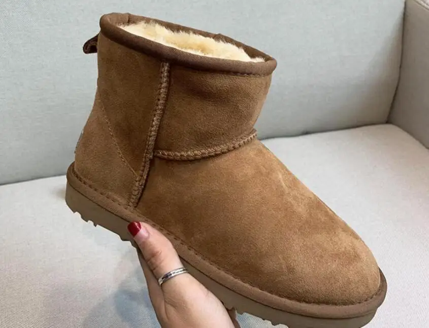 Женские ботинки австралийские классические дизайнерские зимние короткие