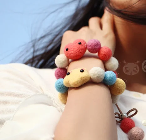 Звезда Любовь мультфильм Животные набор шерсти для рукоделия шерстяной войлок