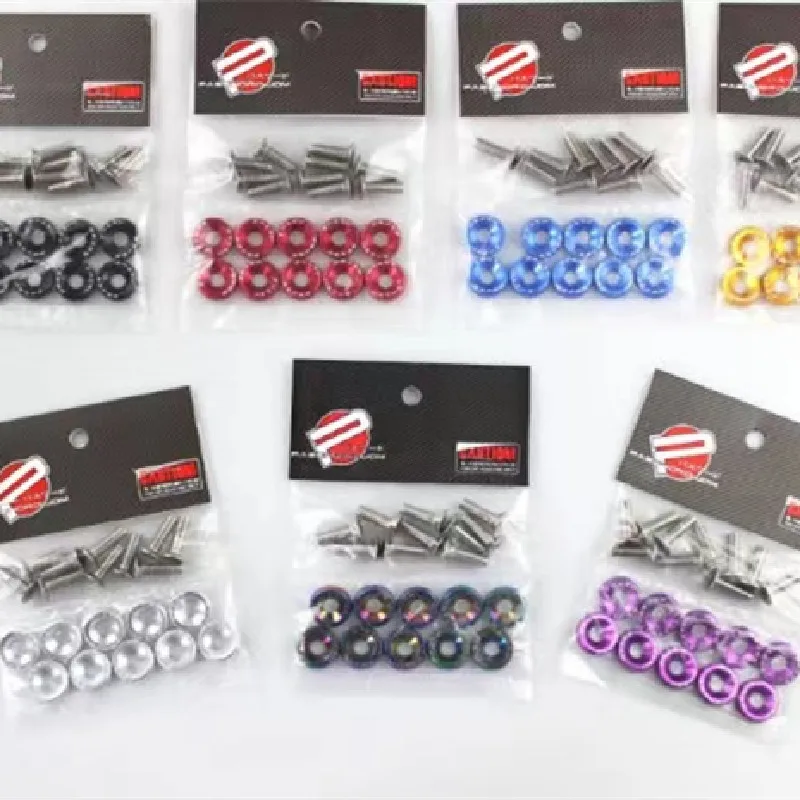 

Modified JDM gasket screw battery guard Washer Fender Plate Plate Plate Plate Plate Frame M6 screw