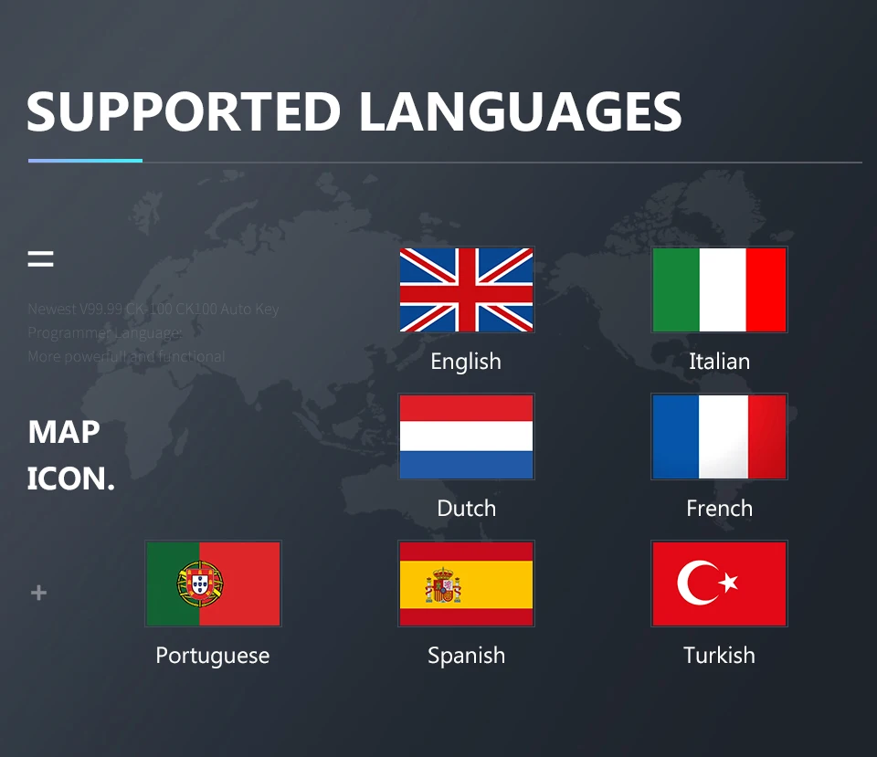 Диагностический инструмент 2020 Автомобильный ключ программатор CK100 V99.99/46 02