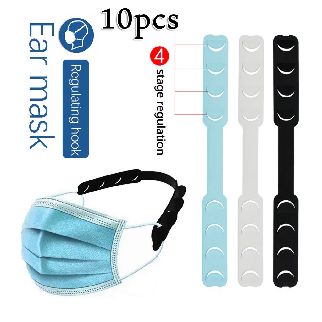 10 шт. четыре Шестерни Регулируемая Маска уха крюк-удлинитель маска пряжки маски
