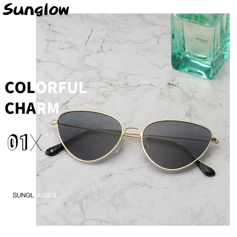 

Sunglow Women Sunglasses Fashion Retro Sun Glasses Variety of Ptions Colored Eyeglasses Prevent Glare when Driving