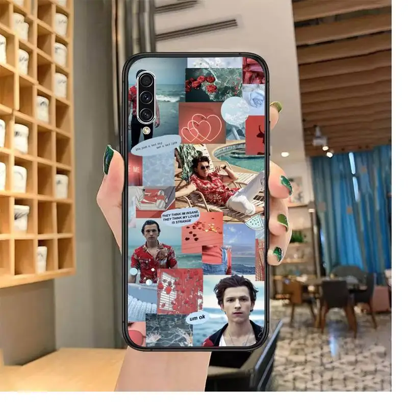 

Tom Holland famous actor high quality Phone Case coque For Samsung A20 A30 30s A40 A7 2018 J2 J7 prime J4 Plus S5 Note 9 10 Plus