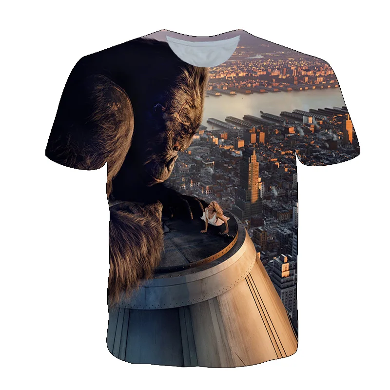 

Men's Fashion T-shirt Ugly Chimpanzee Picture Series Casual Round Neck Short Sleeve Anime Naughty Monkey T-shirt