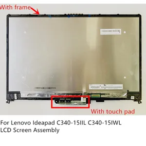 15 6 inch fhd lcd led touch screen frame frame assembly replacement for lenovo chromebook c340 15 series 81t9 5d10s39584 free global shipping
