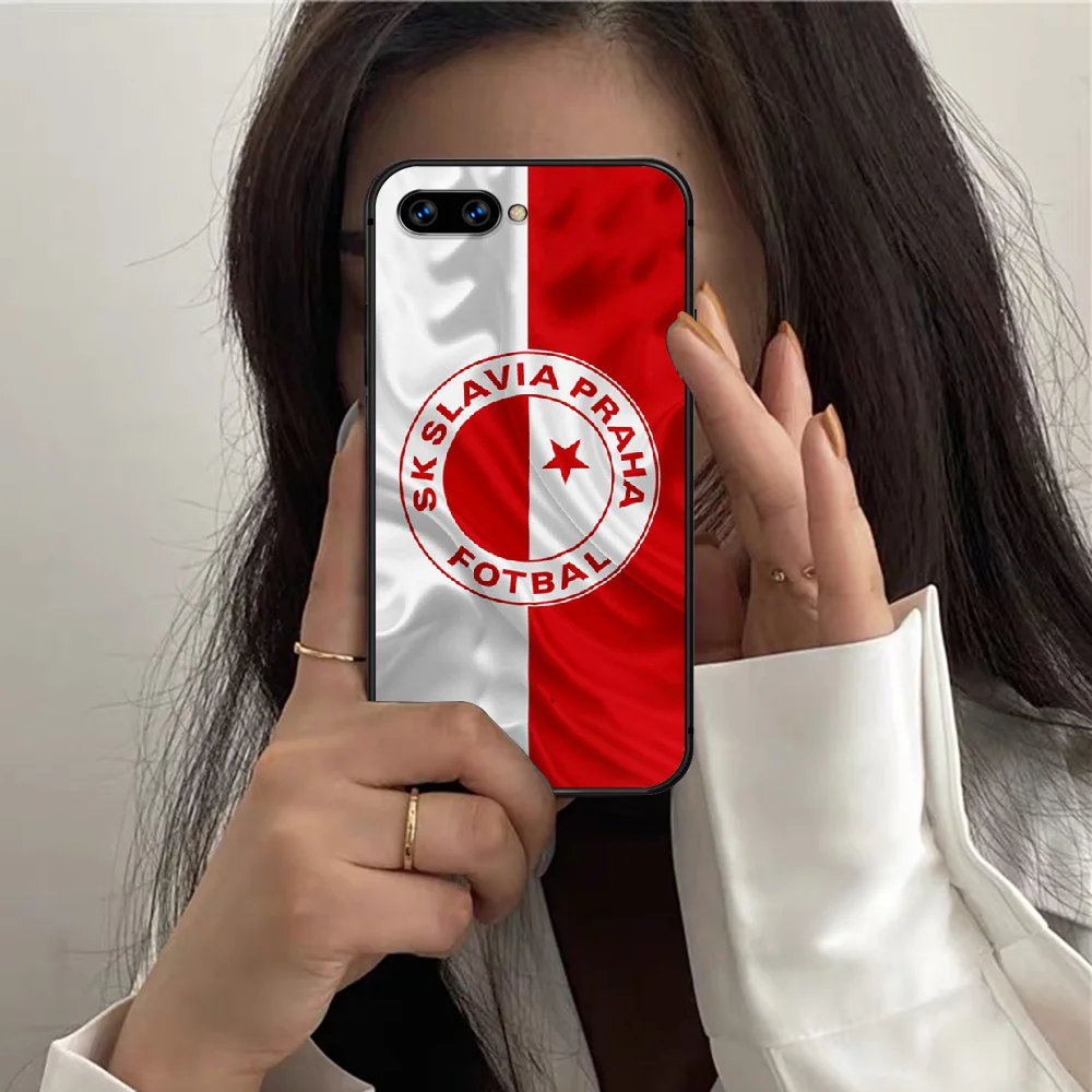 

Sk Slavia Praha Czech Republic Phone Case For HUAWEI Honor 7 8 A 9 X Mate 10 i 20 V 40 Pro Lite Y7 2019 black Bumper Luxury Back