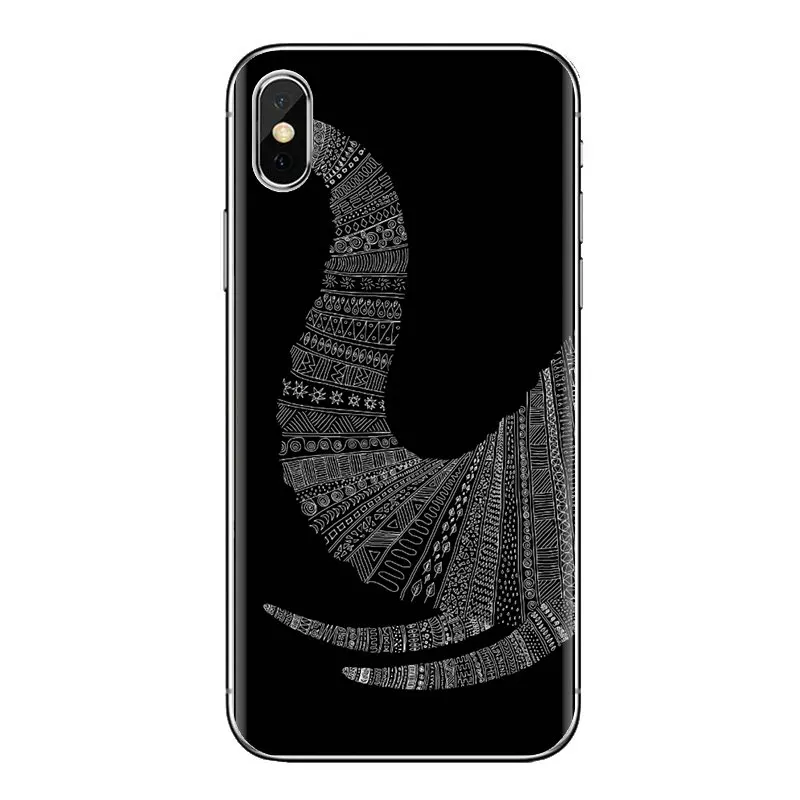 Животные тотем слон ацтекский цветок для Xiao mi 6 A1 Max x 2 5X 6X красный Note 5 5A 4X 4A A4 4 3 Plus Pro