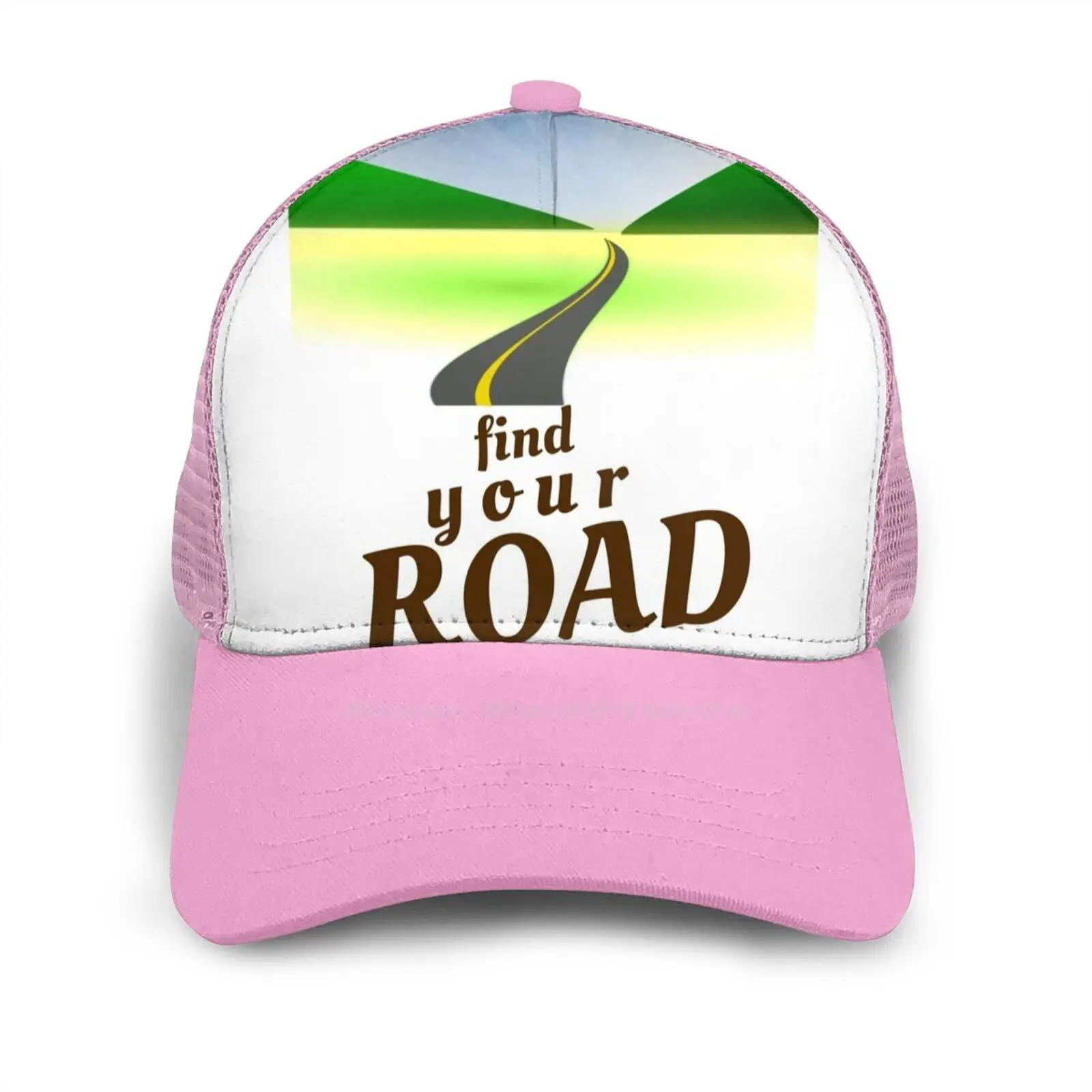 

Find Your Road Not Taken Or Less Traveled Prints Map Goes On Forever Black Gray Navy Army Fashion Cap Hat Road America Road