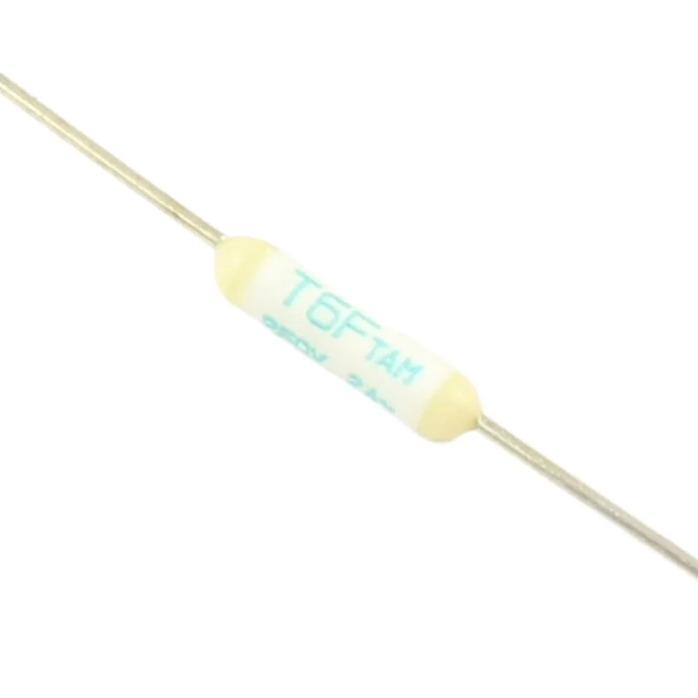 5 шт. осевой свинцовый Термопредохранитель T6F выключение 139 градусов Цельсия 250 В 2