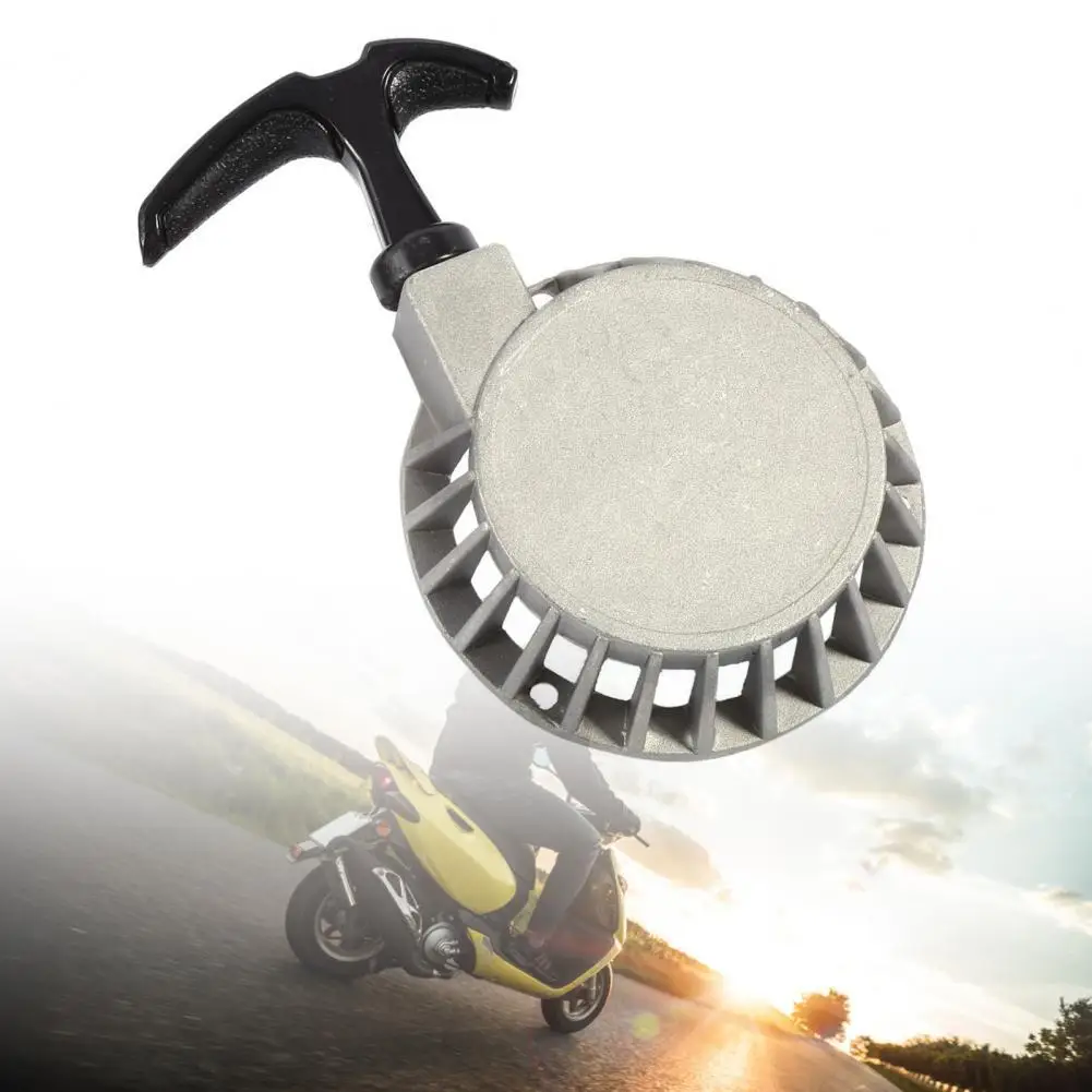 

Pull Start Starter High Performance Modification Accessories Silver Color Aluminium Engine Pull Starter for Scooter