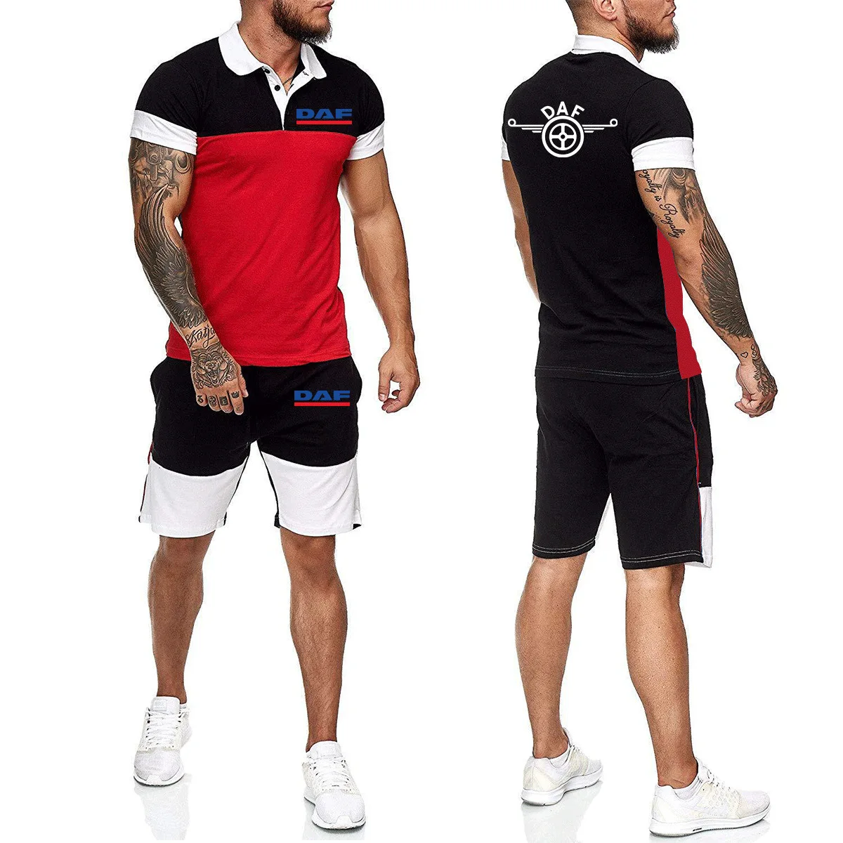 

Рубашка-поло с коротким рукавом и логотипом автомобиля DAF