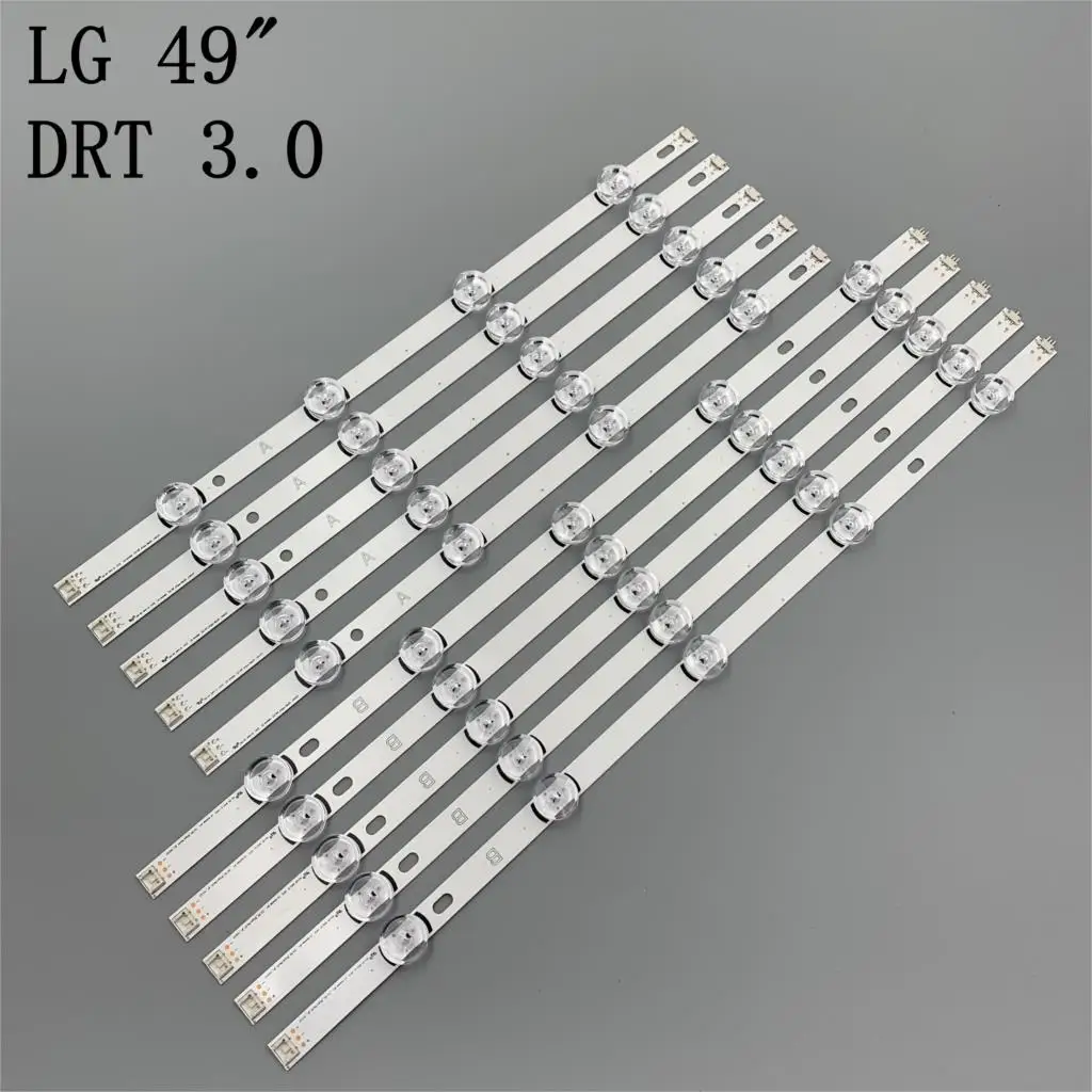 10 шт. светодиодный светильник для LG Innotek DRT 3 0 49 &quotA/B 49LB5500 49LB550V 49LB5550 6916L-1944A 6916L-1945A