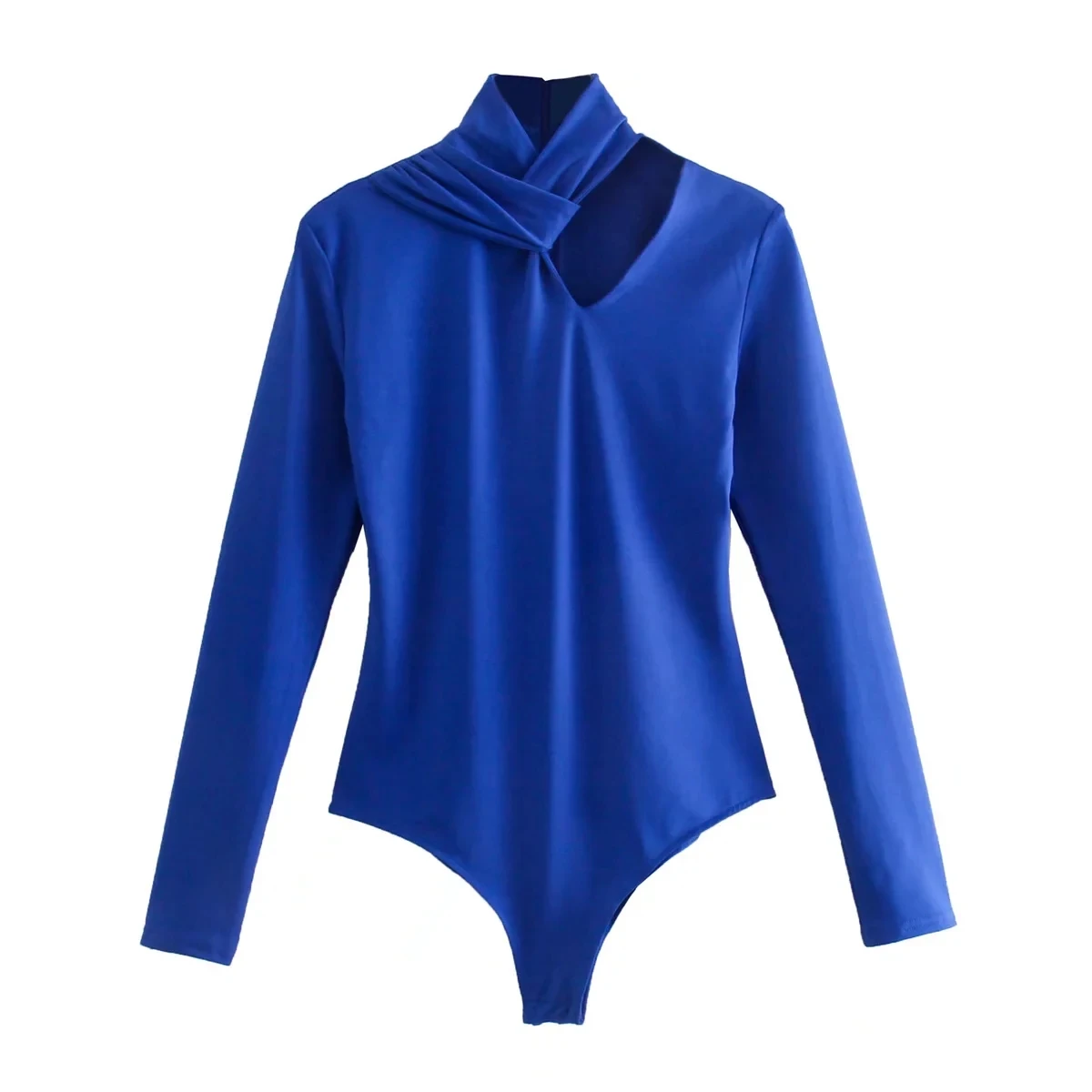

Xitimeao Woman Summer Retro Hollowed Out Design Solid Color Tshirt Top Slim Women Asymmetry Jumpsu Sexy Bodysuit TightsTop