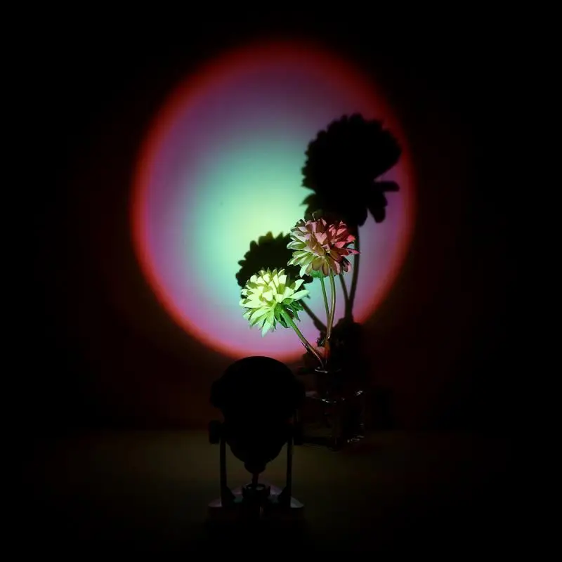 

Новый Романтический Светодиодный проекционный светильник вращающийся держатель лампы для спальни ночник Декор для комнаты бар атмосфера ...