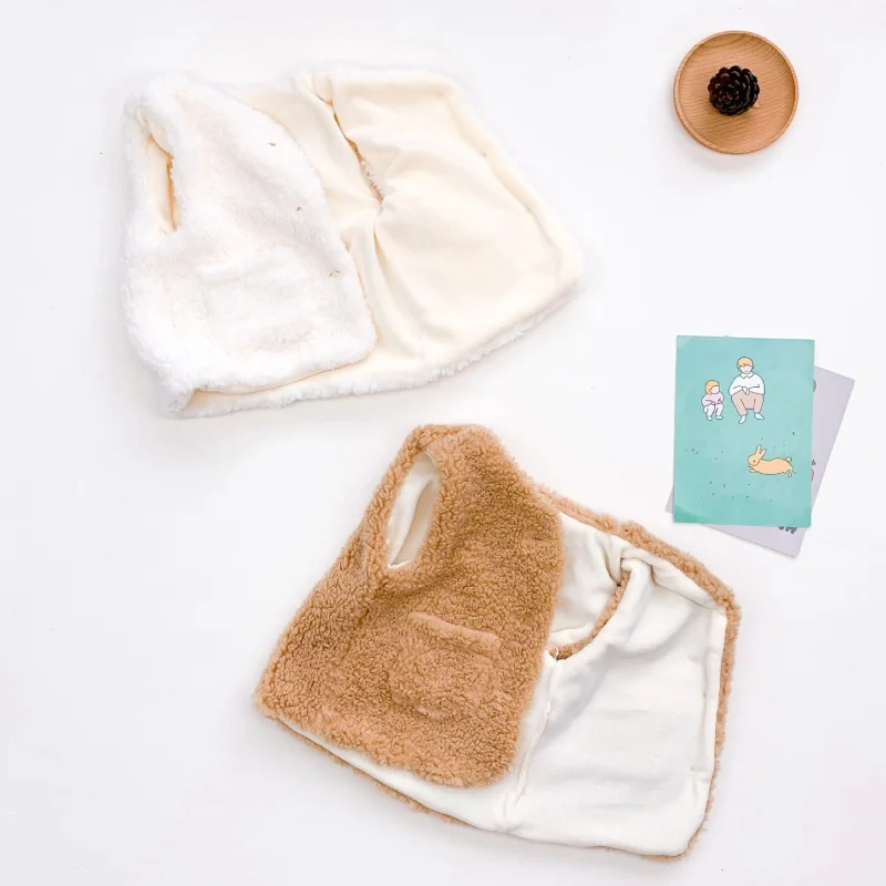 Осенне зимняя одежда для маленьких девочек и мальчиков флисовый плюшевый