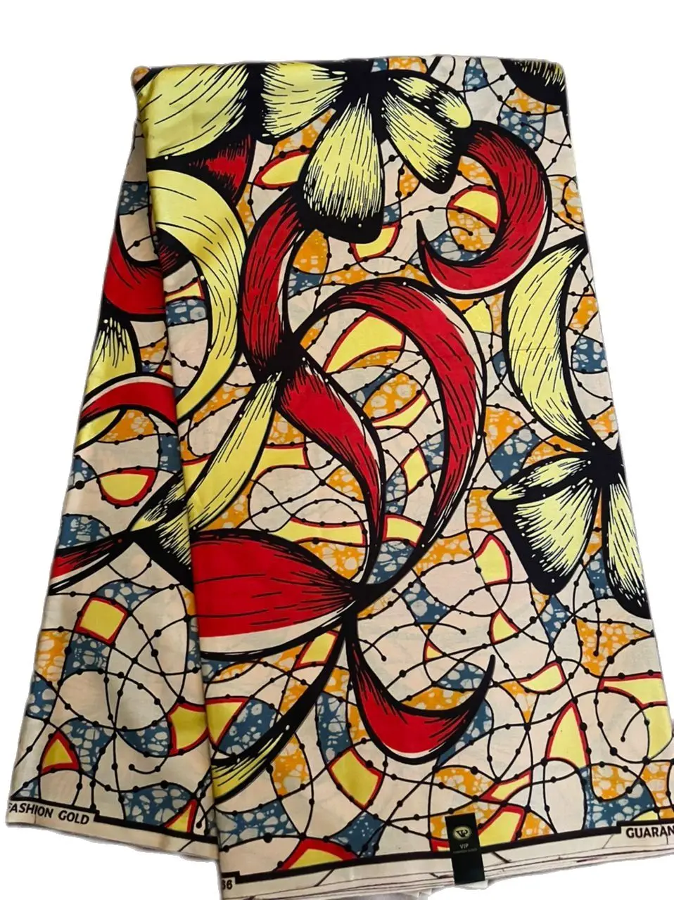 Фабричная цена африканская Модная Золотая вощеная ткань нигерийский Золотой