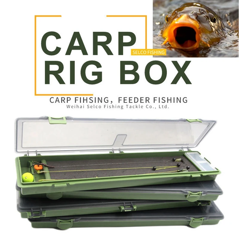 Коробка для рыболовных снастей ловли карпа бумажник причесок жесткая коробка